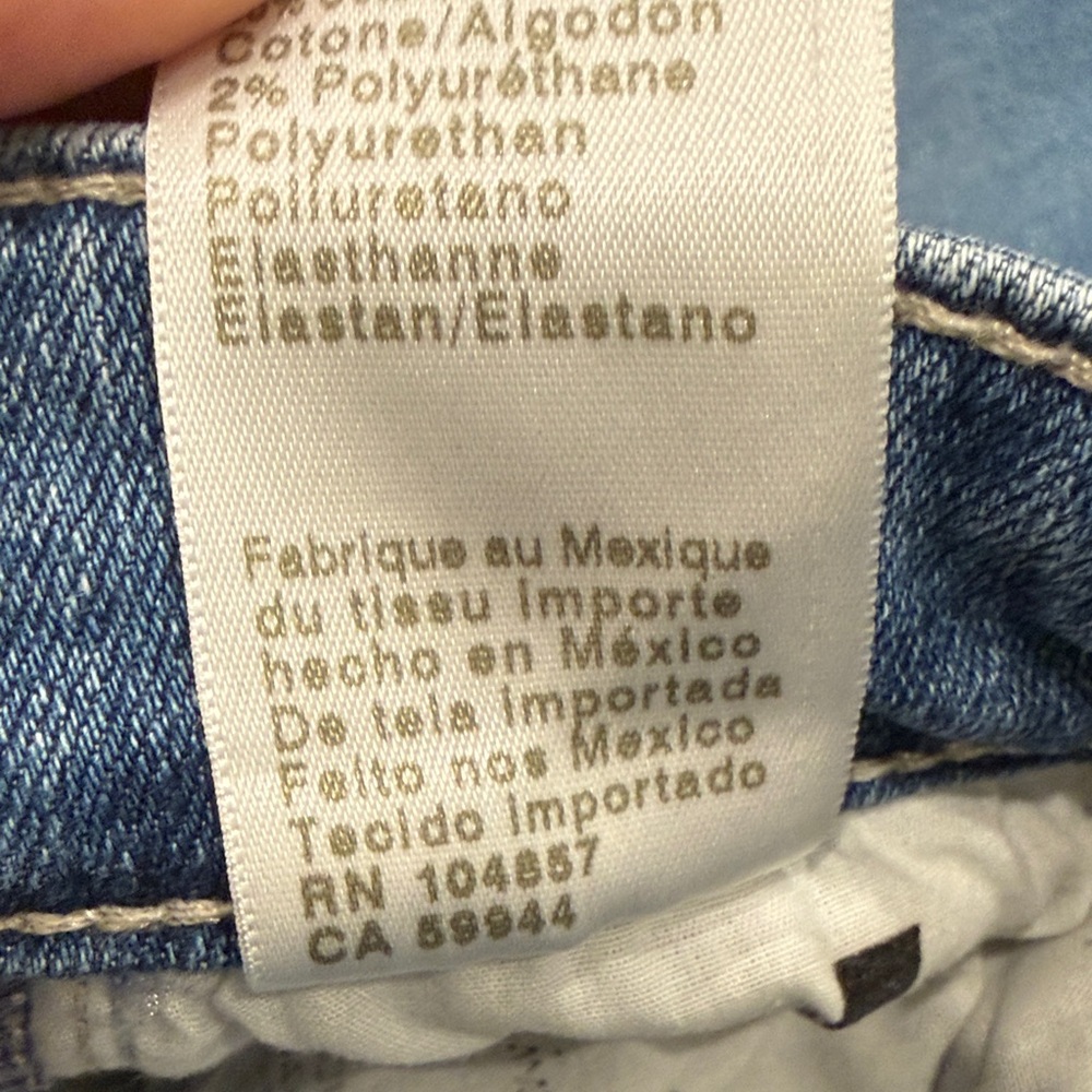 Ag Adriano Goldschmied Medium Blue Bootcut Jeans with Frayed Hem - Picture 13 of 13